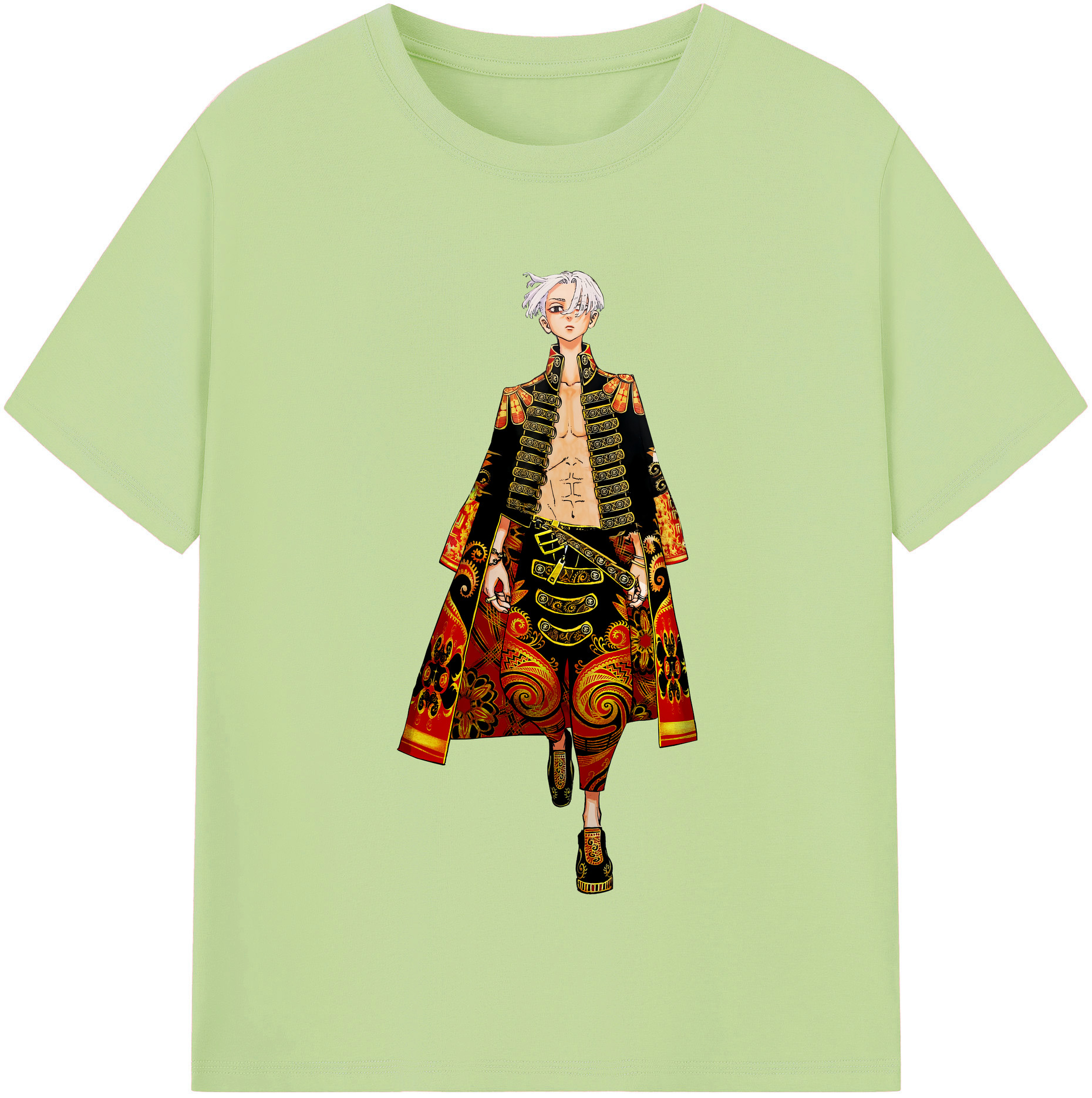 （画像用） 東京リベンジャーズ Tokyo Revengers 綿100％半袖Tシャツ（フロントプリント）
